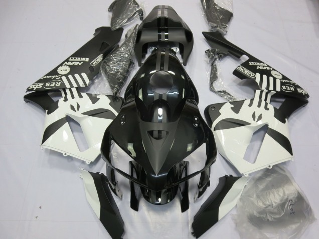2005-2006 Logos Noir Mat & Puisher Honda CBR600RR Carénage Moto 2005-2006 Logos Noir Mat & Puisher Honda CBR600RR Carénage Moto