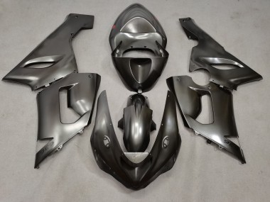 2005-2006 Métal Argent Kawasaki ZX6R Carénage Moto