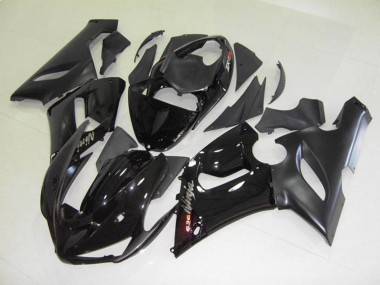 2005-2006 Noir Brillant Kawasaki ZX6R Carénage Moto