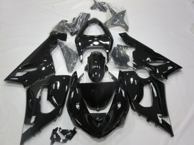 2005-2006 Noir Brillant Kawasaki ZX6R Carénage Moto
