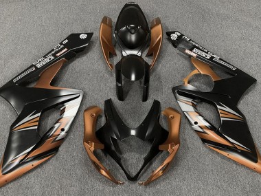 2005-2006 Noir Mat & Bronze Suzuki GSXR 1000 Carénage Moto