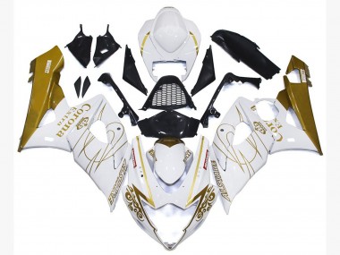 2005-2006 Or Brillant Corona Personnalisé Suzuki GSXR 1000 Carénage Moto
