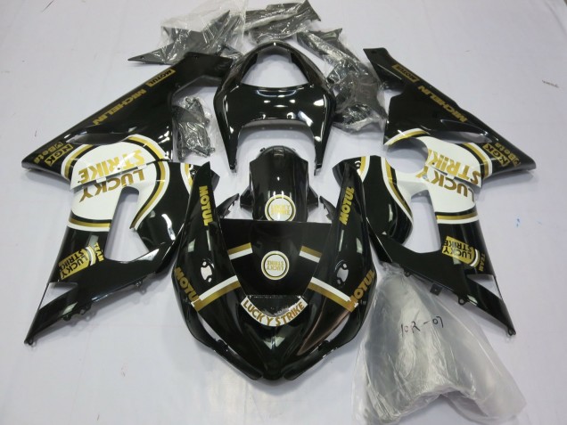 2005-2006 Or Ls Kawasaki ZX6R Carénage Moto 2005-2006 Or Ls Kawasaki ZX6R Carénage Moto