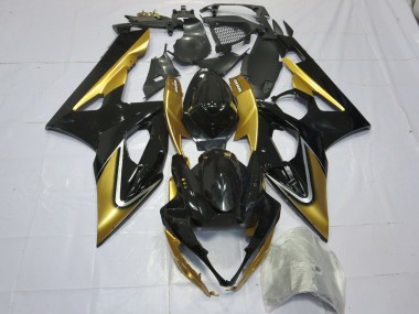 2005-2006 Or & Noir Suzuki GSXR 1000 Carénage Moto