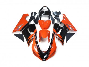 2005-2006 Orange & Noir Elf Kawasaki ZX6R Carénage Moto