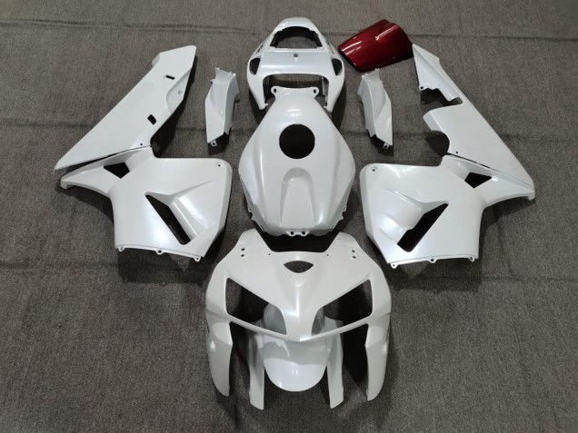 2005-2006 Perle Blanche Honda CBR600RR Carénage Moto 2005-2006 Perle Blanche Honda CBR600RR Carénage Moto