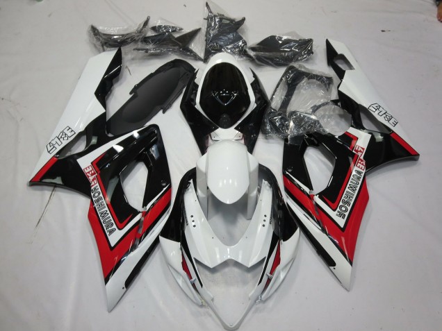 2005-2006 Rouge Noir & Blanc Suzuki GSXR 1000 Carénage Moto 2005-2006 Rouge Noir & Blanc Suzuki GSXR 1000 Carénage Moto