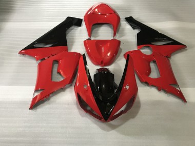 2005-2006 Rouge Noir Kawasaki ZX6R Carénage Moto