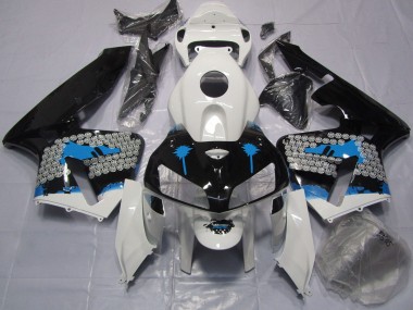 2005-2006 Éclaboussures Bleues Honda CBR600RR Carénage Moto