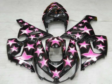 2005-2006 Étoile Rose Kawasaki ZX6R Carénage Moto