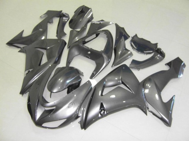 2006-2007 Argent Brillant Kawasaki ZX10R Carénage Moto 2006-2007 Argent Brillant Kawasaki ZX10R Carénage Moto