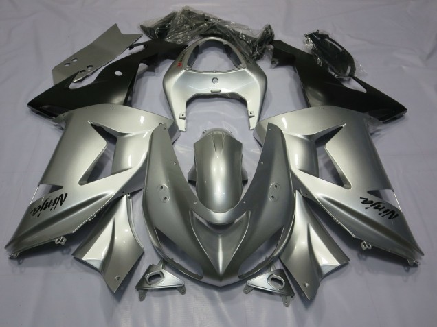 2006-2007 Argent Kawasaki ZX10R Carénage Moto 2006-2007 Argent Kawasaki ZX10R Carénage Moto