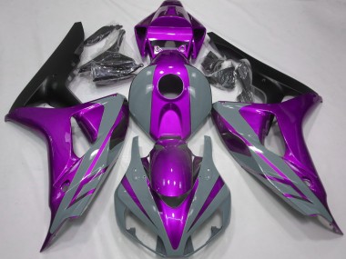 2006-2007 Nardo Gris & Violet Honda CBR1000RR Carénage Moto