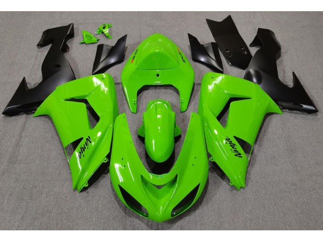 2006-2007 Vert Kawasaki ZX10R Carénage Moto 2006-2007 Vert Kawasaki ZX10R Carénage Moto