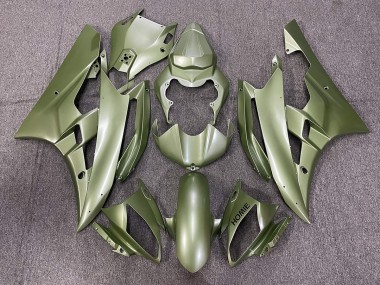 2006-2007 Vert Mat Yamaha R6 Carénage Moto