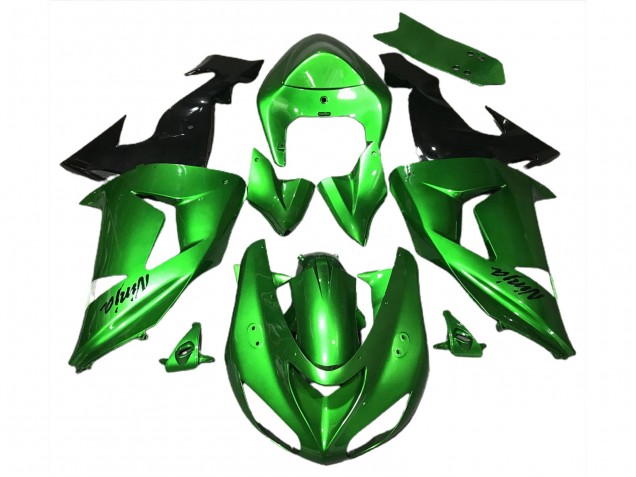 2006-2007 Vert Reptile Kawasaki ZX10R Carénage Moto 2006-2007 Vert Reptile Kawasaki ZX10R Carénage Moto