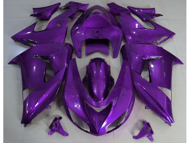 2006-2007 Violet Uni Kawasaki ZX10R Carénage Moto 2006-2007 Violet Uni Kawasaki ZX10R Carénage Moto