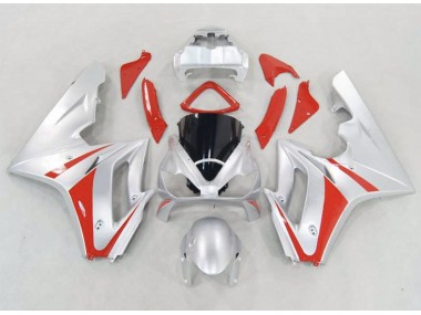 2006-2008 Argent & Rouge Triumph Daytona 675 Carénage Moto