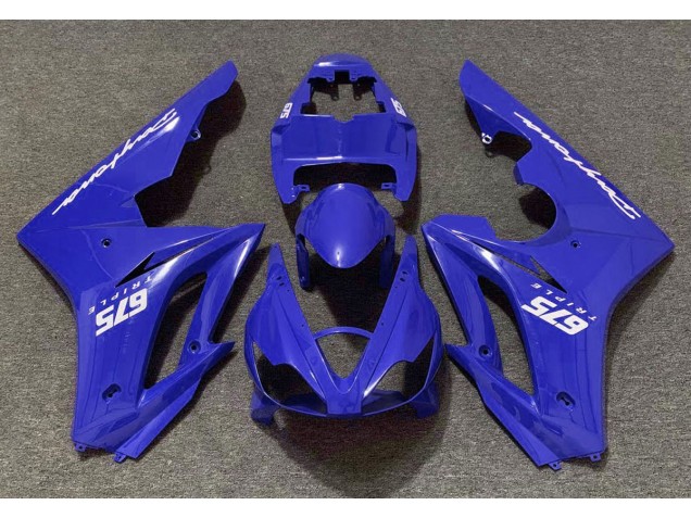 2006-2008 Bleu Brillant Triumph Daytona 675 Carénage Moto 2006-2008 Bleu Brillant Triumph Daytona 675 Carénage Moto