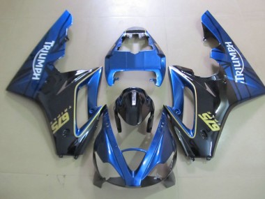 2006-2008 Bleu & Noir Triumph Daytona 675 Carénage Moto