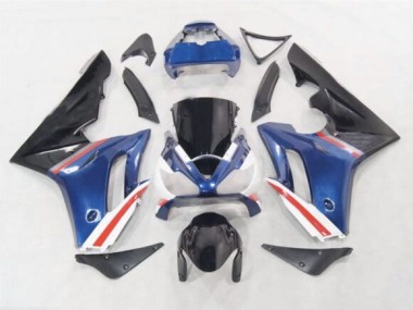 2006-2008 Bleu / Rouge & Blanc Triumph Daytona 675 Carénage Moto