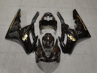 2006-2008 Noir Brillant & Or Triumph Daytona 675 Carénage Moto
