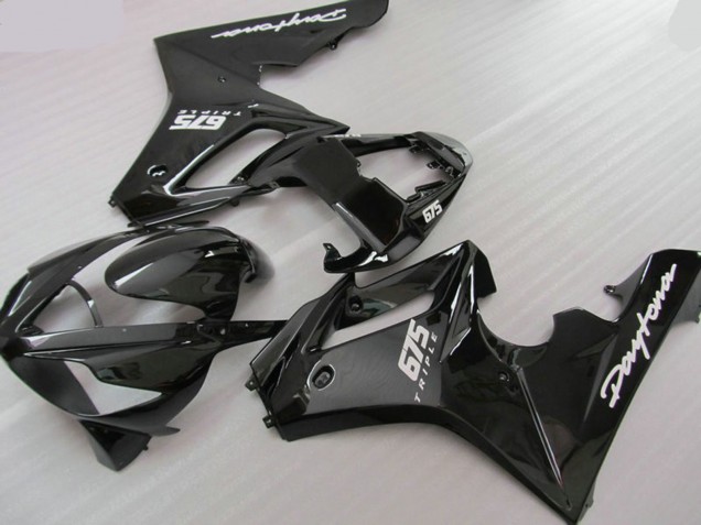 2006-2008 Noir Triple Triumph Daytona 675 Carénage Moto 2006-2008 Noir Triple Triumph Daytona 675 Carénage Moto