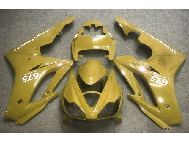 2006-2008 Or Triumph Daytona 675 Carénage Moto 2006-2008 Or Triumph Daytona 675 Carénage Moto