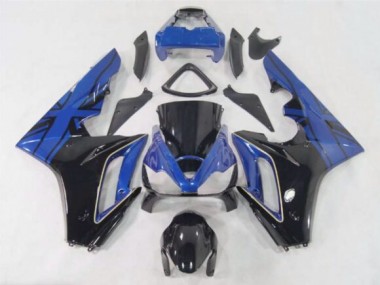 2006-2008 Pavillon Bleu / Noir Triumph Daytona 675 Carénage Moto