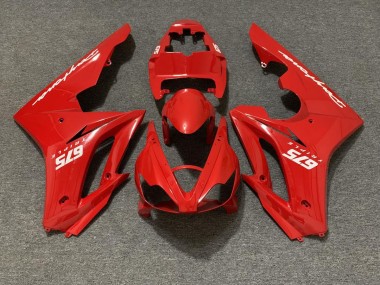 2006-2008 Rouge Brillant Triumph Daytona 675 Carénage Moto