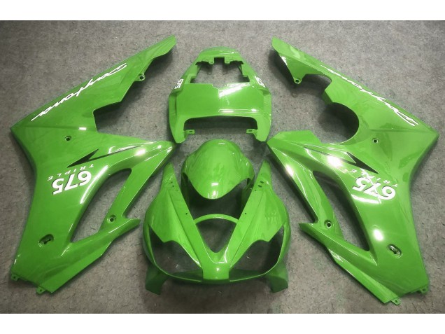 2006-2008 Vert Vif Triumph Daytona 675 Carénage Moto 2006-2008 Vert Vif Triumph Daytona 675 Carénage Moto