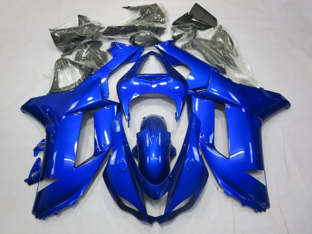 2007-2008 Bleu Complet Kawasaki ZX6R Carénage Moto 2007-2008 Bleu Complet Kawasaki ZX6R Carénage Moto