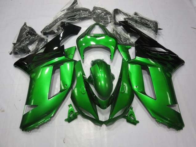 2007-2008 Vert Spécial Kawasaki ZX6R Carénage Moto 2007-2008 Vert Spécial Kawasaki ZX6R Carénage Moto