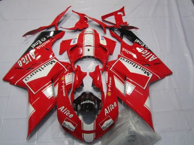 2007-2014 Alice & Marlboro Ducati 848 1098 1198 Carénage Moto