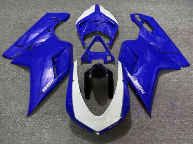2007-2014 Bleu Brillant Sp Ducati 848 1098 1198 Carénage Moto