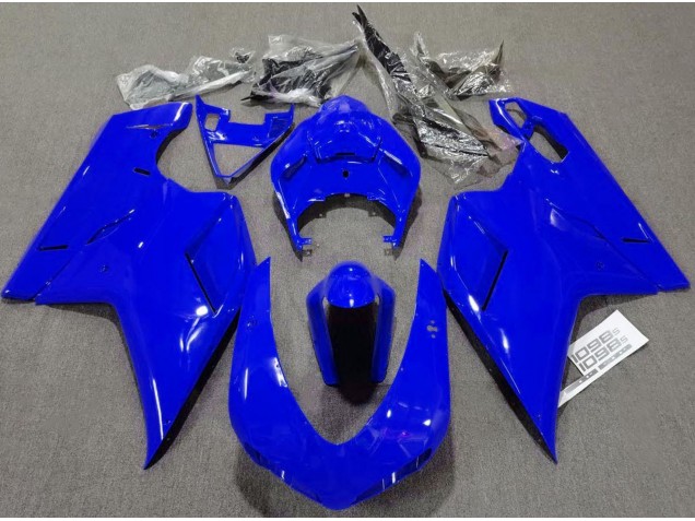 2007-2014 Bleu Brillant Uni Ducati 848 1098 1198 Carénage Moto 2007-2014 Bleu Brillant Uni Ducati 848 1098 1198 Carénage Moto