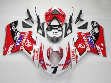 2007-2014 Ficc Ducati 848 1098 1198 Carénage Moto