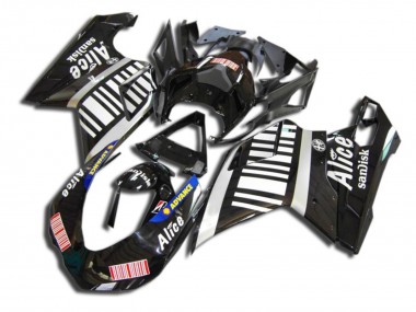 2007-2014 Noir Alice Ducati 848 1098 1198 Carénage Moto