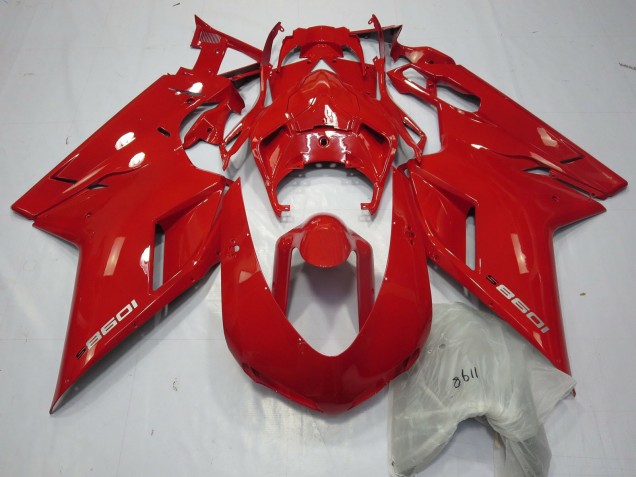 2007-2014 Rouge 1098 Ducati 848 1098 1198 Carénage Moto 2007-2014 Rouge 1098 Ducati 848 1098 1198 Carénage Moto