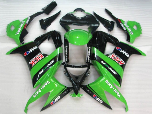 2008-2010 Vert Elf Kawasaki ZX10R Carénage Moto 2008-2010 Vert Elf Kawasaki ZX10R Carénage Moto