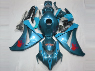 2008-2011 Bleu Clair Personnalisé Honda CBR1000RR Carénage Moto