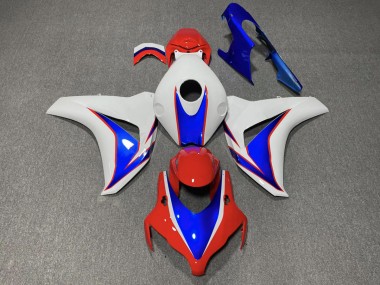 2008-2011 Brillant Rouge & Bleu Honda CBR1000RR Carénage Moto