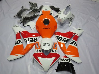 2008-2011 Conception Blanche Repsol Honda CBR1000RR Carénage Moto