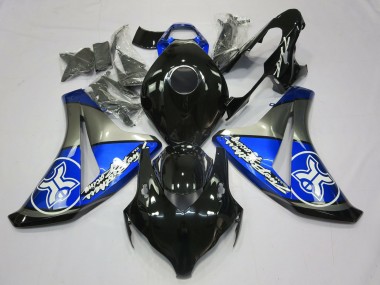 2008-2011 Conception Spéciale Bleu Argent Honda CBR1000RR Carénage Moto