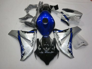 2008-2011 Conception Spéciale En Argent Honda CBR1000RR Carénage Moto