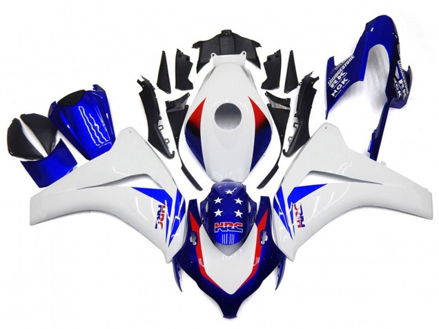 2008-2011 Étoile Bleue Vibrante Honda CBR1000RR Carénage Moto 2008-2011 Étoile Bleue Vibrante Honda CBR1000RR Carénage Moto