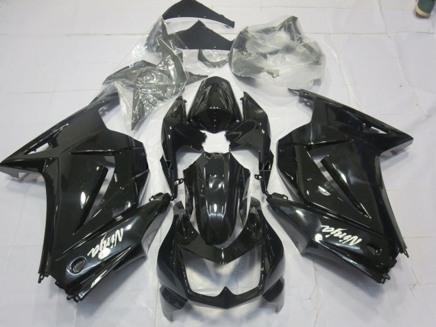 2008-2012 Noir Brillant Kawasaki Ninja 250 Carénage Moto 2008-2012 Noir Brillant Kawasaki Ninja 250 Carénage Moto