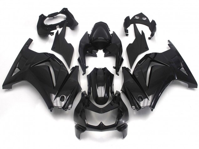 2008-2012 Noir Brillant Uni Kawasaki Ninja 250 Carénage Moto 2008-2012 Noir Brillant Uni Kawasaki Ninja 250 Carénage Moto