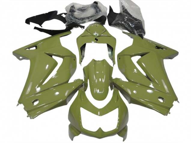 2008-2012 Olive Brillant Kawasaki Ninja 250 Carénage Moto 2008-2012 Olive Brillant Kawasaki Ninja 250 Carénage Moto