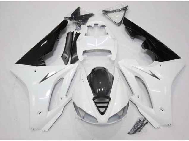 2009-2012 Blanc Brillant Triumph Daytona 675 Carénage Moto 2009-2012 Blanc Brillant Triumph Daytona 675 Carénage Moto